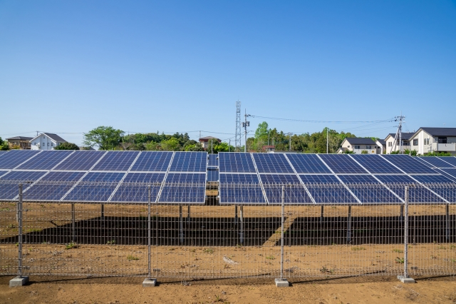 ソーラーパネルによる太陽光発電