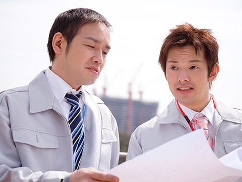 相談する社員